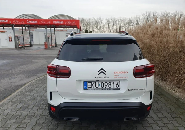 Citroen C5 Aircross cena 133500 przebieg: 6999, rok produkcji 2022 z Kock małe 92